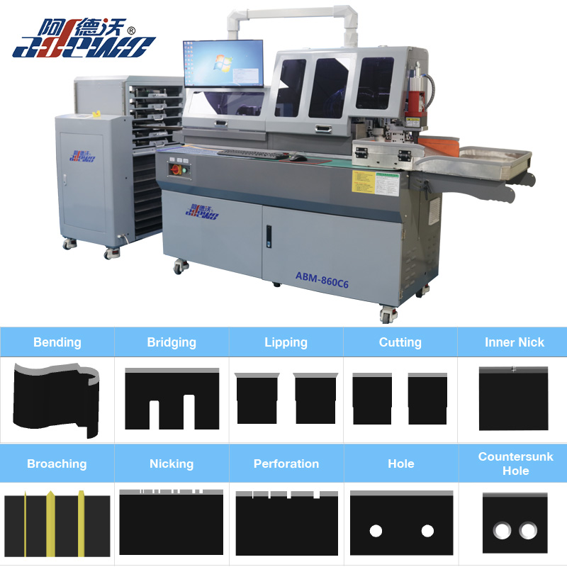abm-860c6 (ຂຸມ countersunk (broach, nick)
