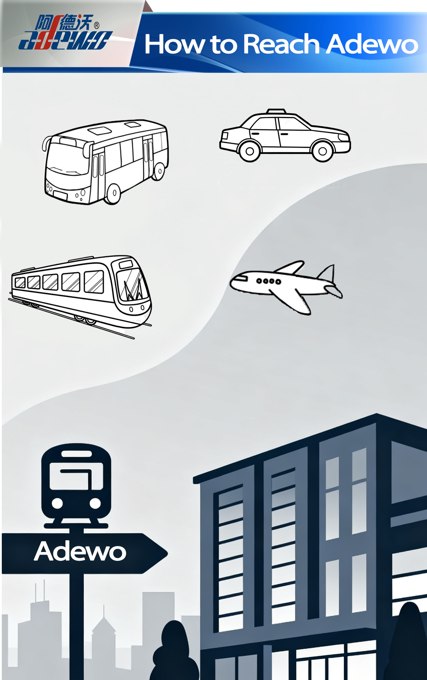 ວິທີການໄປຮອດ Adewe?