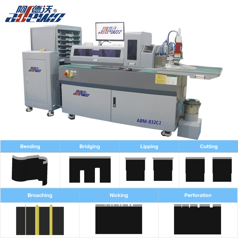 Multi-Functions Label Rule Auto Bender Machine