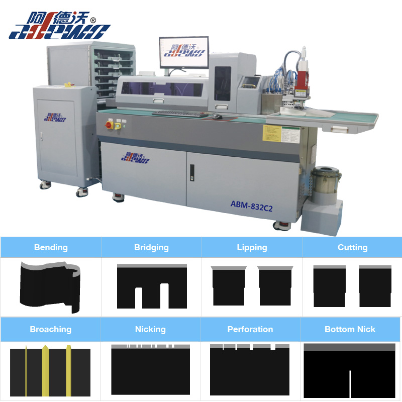 Multi-Functions Steel Rule Auto Bender Machine with Bottom Notch